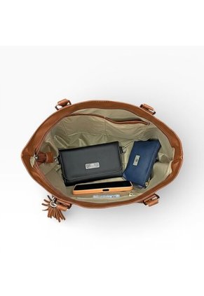 Bolso Dama Cartera Mujer Karla Chacon Mila Miel