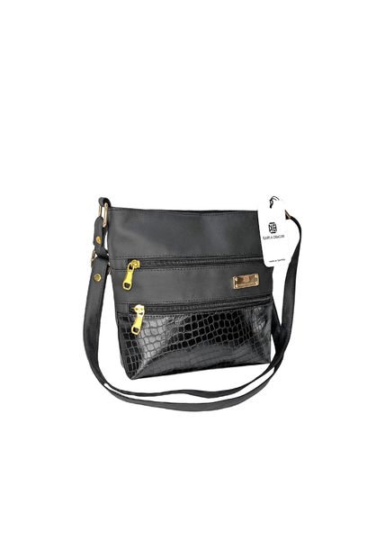 Bolso Manos Libres De Dama Mujer Karla Chacon Alix Negro