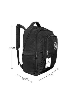 Morral Mochila Viajera Bolso Deportivo Karla Chacon Joao Negro