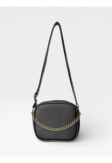 Bolso Bandolera Manos Libres De Dama Mujer Karla Chacon Sade Negro