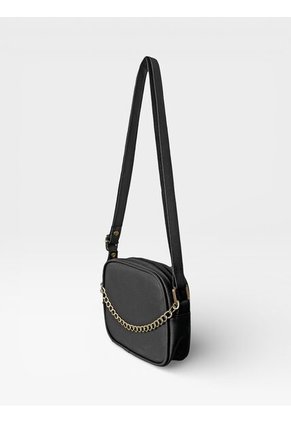Bolso Bandolera Manos Libres De Dama Mujer Karla Chacon Sade Negro