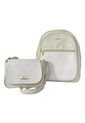 Combo Set Morral Nely + Manos Libres Lara Karla Chacon Beige de KARLA CHACON