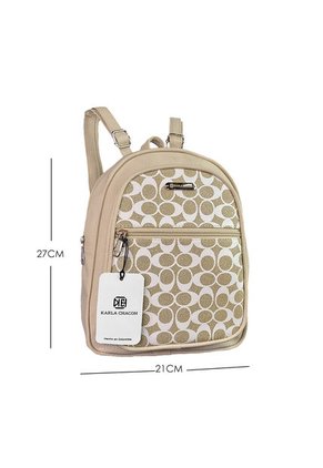 Morral Casual Pequeño Karla Chacon Dora Beige