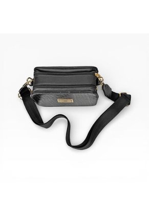 Combo Set Morral Nely + Manos Libres Evah Karla Chacon Negro