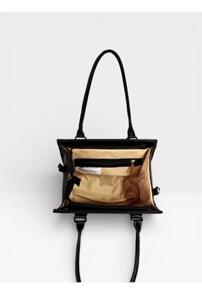 Bolso Cartera Doble Funcion De Dama Mujer Con Strap Desmontable Karla Chacon Jess Negro