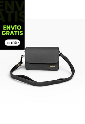 Bolso Manos Libres Casual Karla Chacon Nova Negro
