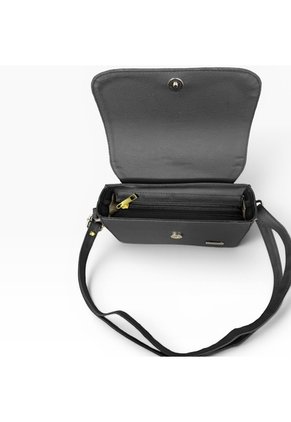Bolso Manos Libres Casual Karla Chacon Nova Negro