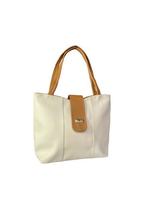 Bolso Cartera Mujer Dama Karla Chacon Line Beige Con Cosmetiquera