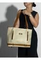 Bolso Cartera Mujer Dama Karla Chacon Gigi Beige de KARLA CHACON
