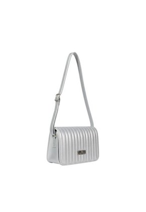 Bolso Cartera Manos Libres Dama Mujer Karla Chacon Baru Plata