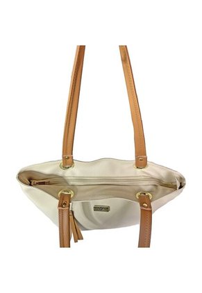 Bolso Dama Cartera Mujer Karla Chacon Gady Beige