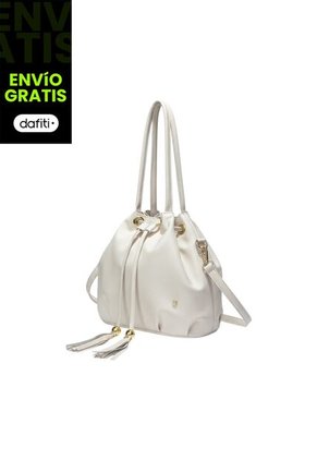 Bolso Cartera Mujer Dama Karla Chacon Iris Beige