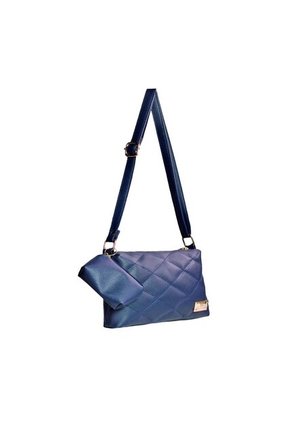 Bolso Manos Libres De Dama Mujer Karla Chacon Cuba Azul