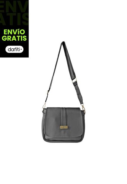 Bolso Manos Libres De Dama Mujer Karla Chacon Lady Negro