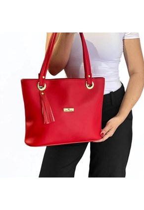 Bolso Dama Cartera Mujer Karla Chacon Gady Rojo