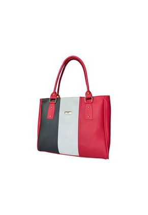 Cartera Mujer Bolso Dama Con Accesorio Karla Chacon Gera Rojo