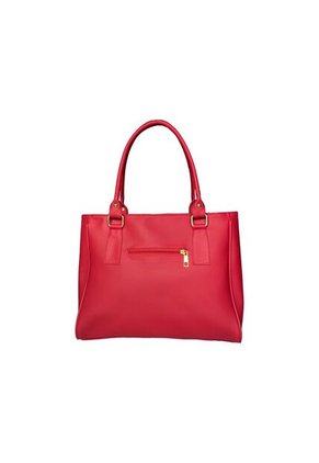 Cartera Mujer Bolso Dama Con Accesorio Karla Chacon Gera Rojo