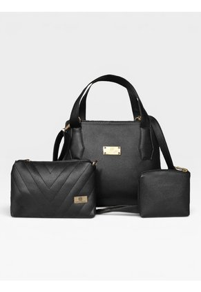 Cartera Bolso Mujer Dama Karla Chacon Fany Negro
