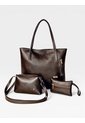Set De Tres Piezas Bolso Tote + Bandolera + Monedero Karla Chacon de KARLA CHACON