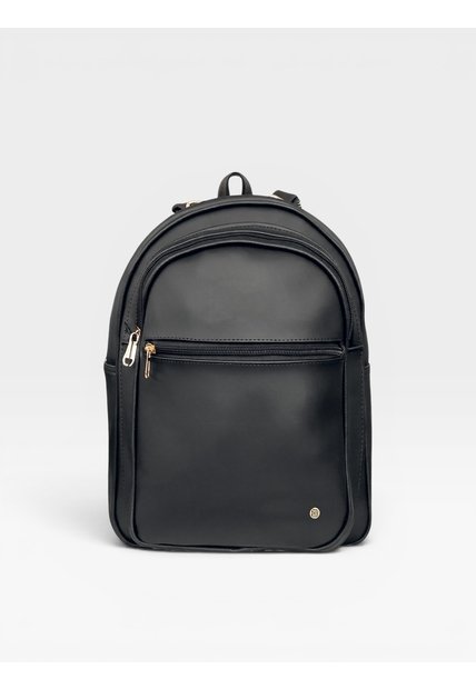 Bolso Morral Maletin Casual Mediano De Dama Mujer Karla Chacon Moka Negro