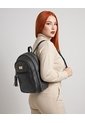 Bolso Morral Maletin Casual Mediano De Dama Mujer Karla Chacon Moka Negro de KARLA CHACON