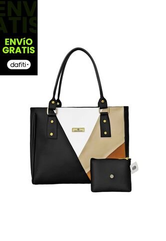 Bolso Dama Cartera Mujer Karla Chacon Olga Negro KARLA CHACON