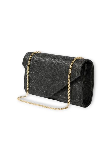 Bolso Clutch De Noche Elegante Para Fiesta Karla Chacon Maite Negro