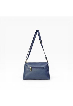 Bolso Manos Libres De Dama Mujer Karla Chacon Cuba Azul Con Costura