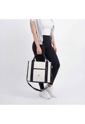 Bolso Mochila Dama Cartera Mujer Doble Función Eidy Beige