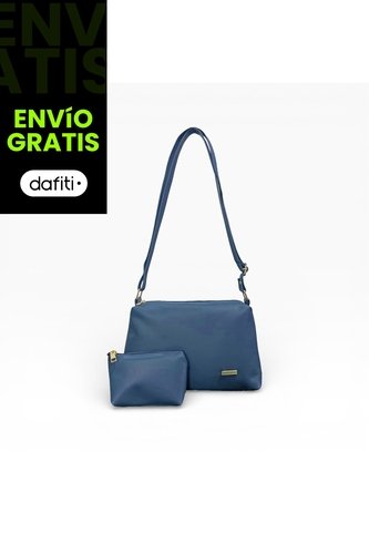 Bolso Manos Libres De Dama Mujer Karla Chacon Cuba Azul KARLA CHACON