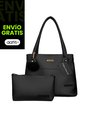 Bolso Dama Cartera Mujer Karla Chacon Gema Negro de KARLA CHACON