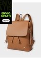 Bolso Maletin Morral Casual Mediano De Dama Mujer Karla Chacon Pace Miel de KARLA CHACON