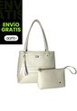 Bolso Dama Cartera Mujer Karla Chacon Gema Beige de KARLA CHACON