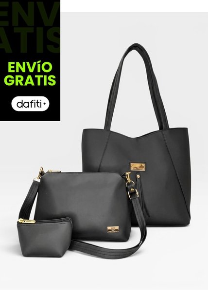 Cartera Bolso Mujer Dama Karla Chacon Rupe Negro
