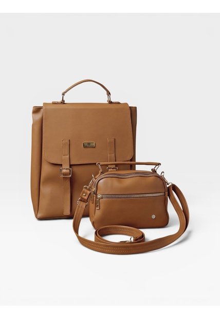 Set De Bolsos Morral + Bandolera Karla Chacon