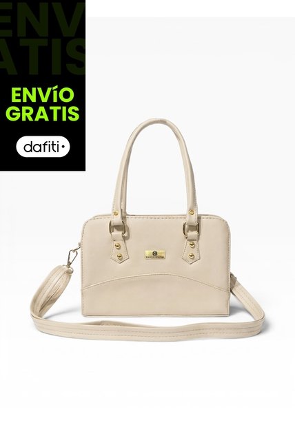 Bolso Cartera De Dama Mujer Karla Chacon June Beige