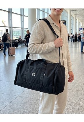 Set Bolso Viajero + Bolso Pechera Porta Celular Karla Chacon