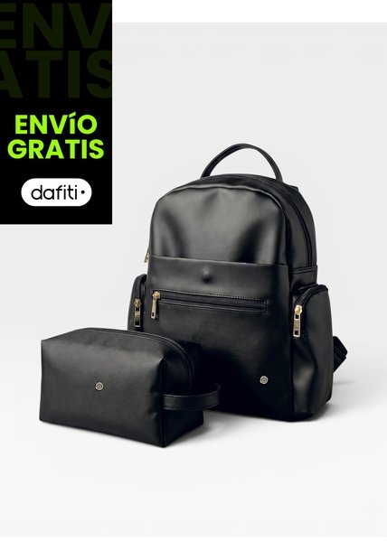 Morral Mediano Estructurado Casual Con Cartuchera Karla Chacon 