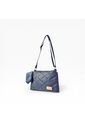 Bolso Manos Libres De Dama Mujer Karla Chacon Cuba Azul de KARLA CHACON