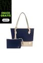 Bolso Dama Cartera Mujer Karla Chacon Asia Azul de KARLA CHACON