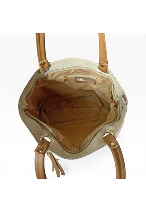 Bolso Dama Cartera Mujer Karla Chacon Gady Beige