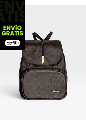 Morral Casual Doble Compartimento Con Solapa Karla Chacon
