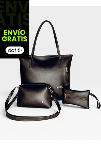 Set De Tres Piezas Bolso Tote + Bandolera + Monedero Karla Chacon KARLA CHACON