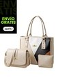 Set De Bolsos Para Mujer Bolso Tote, Bolso Manos Libres, Monedero Karla Chacon de KARLA CHACON