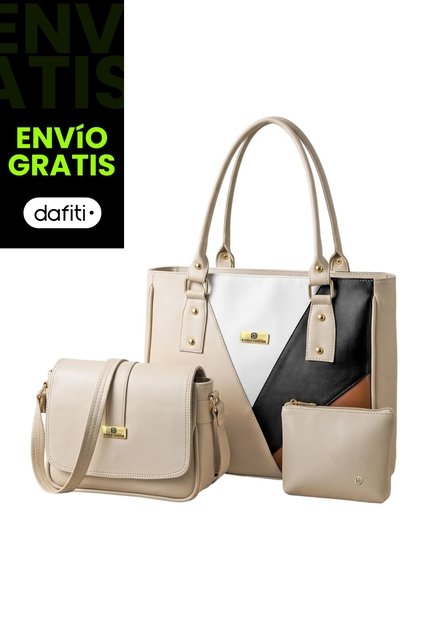 Set De Bolsos Para Mujer Bolso Tote, Bolso Manos Libres, Monedero Karla Chacon