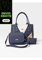 Set De Bolsos Para Mujer Bolso Tote, Bolso Manos Libres, Monedero Karla Chacon de KARLA CHACON