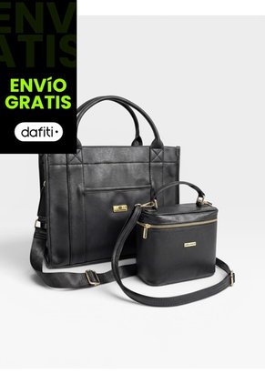 Set Dos Piezas Combo Bolso Tote Grande + Mediano Karla Chacon