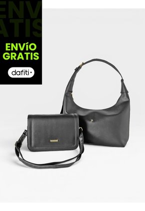 Set Dos Piezas Combo Bolso Mediano + Bandolera Manos Libres Karla Chacon