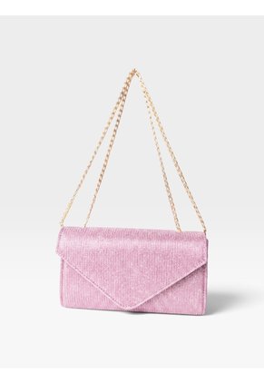 Bolso Clutch Elegante De Noche Para Fiesta Karla Chacon Maite Rosa