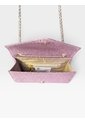 Bolso Clutch Elegante De Noche Para Fiesta Karla Chacon Maite Rosa de KARLA CHACON